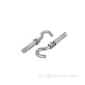 J Type Ring Hook Lengan Ekspansi Baut Anchor Stainless Steel Hook Baut Lengan Baut Anchor